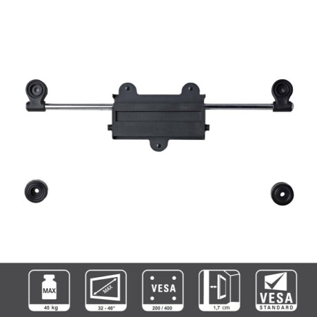 DELUXX Ultra Slim S400 | neigbarer TV-Wandhalter