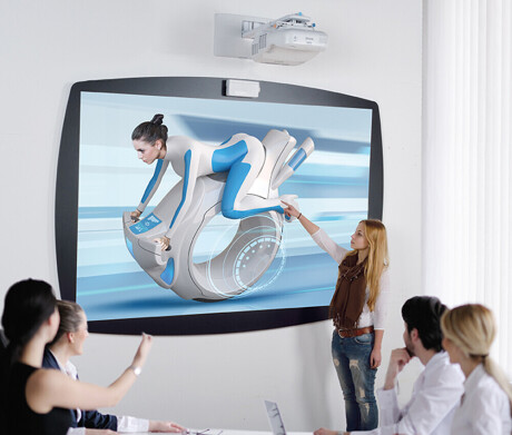 Cloudboard mit matter Tafeloberfläche, magnethaftend und trocken abwischbar 67" (170,18cm)