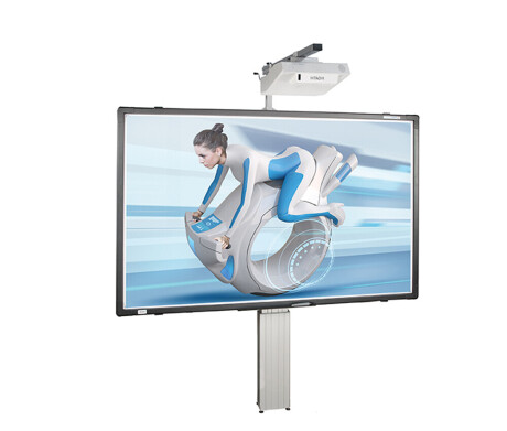 Cleverboard elektrisch höhenverstellbares System zur Wandmontage ohne Projektor