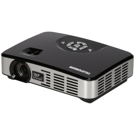 Telefunken DLP400 Mini Beamer mit 400 ANSI-Lumen und WXGA Auflösung
