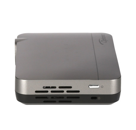 Optoma ML330, grau Mini Beamer mit 500 ANSI-Lumen und WXGA Auflösung