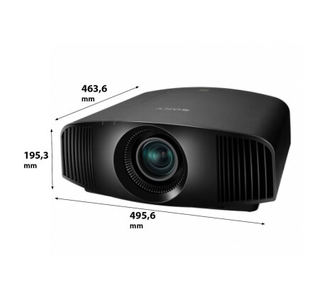 Sony VPL-VW260ES schwarz 4K Beamer mit 1500 ANSI-Lumen und 4096x2160