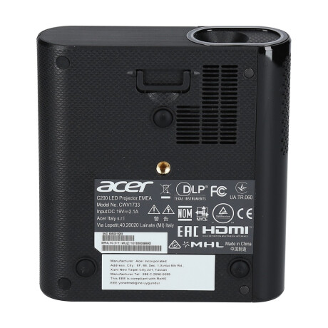 Acer C200 Mini Beamer mit 200 ANSI-Lumen und WVGA Auflösung