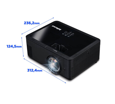 InFocus IN138HDST Kurzdistanzbeamer mit 4000 ANSI-Lumen und Full-HD