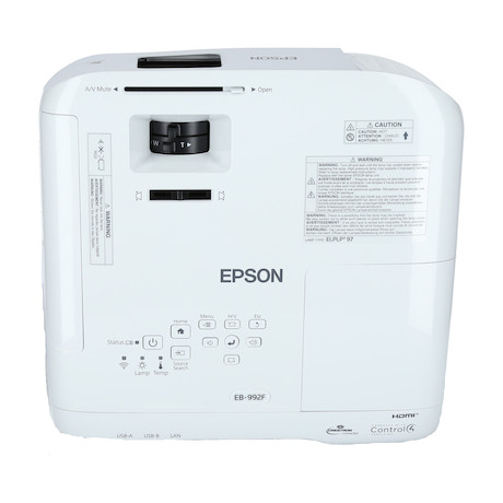 Epson EB-992F Businessbeamer mit 4000 ANSI-Lumen und Full-HD Auflösung