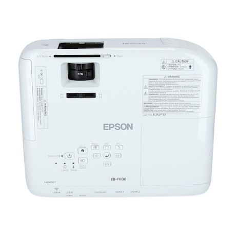 Epson EB-FH06 Full HD Beamer mit 3500 Lumen, brillanter Helligkeit und einfacher Einrichtung für Ent