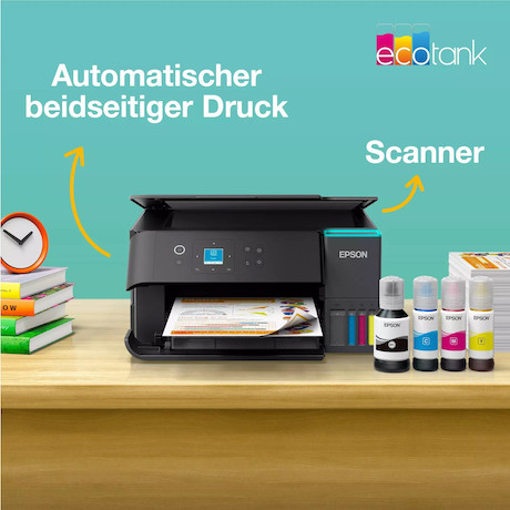 EcoTank ET-2950 A4 Multifunktionsdrucker mit Wi-Fi und AirPrint Tintentank