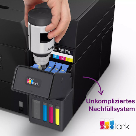 Epson EcoTank ET-3950 A4-Multifunktionsdrucker mit Wi-Fi und AirPrint Tintentank