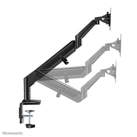 Neomounts DS70-810BL1 Monitorarm 17-32" - Gasfeder - platzsparend - 180°-Stopp - Klemme/Durchführung