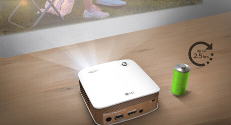 LG PH150 Mini Beamer mit 150 ANSI-Lumen und HD-ready Auflösung