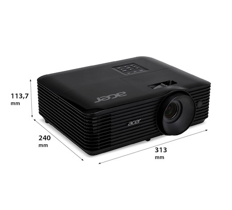 Acer X138WH Business Beamer mit 3700 ANSI-Lumen und WXGA Auflösung