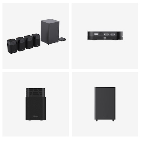 Hisense HT Saturn 4.1.2 Kanal drahtloses Heimkino Lautsprecher System
