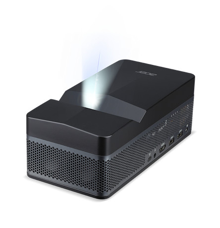 Acer PD1520Us: smarter 500 Lumen Full HD Ultrakurzdistanz-LED-Beamer mit Bluetooth