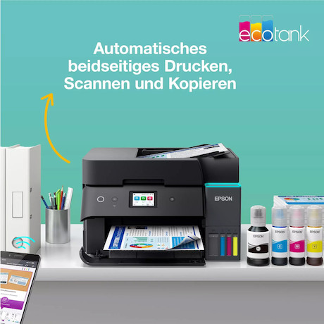 Epson EcoTank ET-4950 A4-Multifunktionsdrucker mit Wi-Fi und AirPrint Tintentank