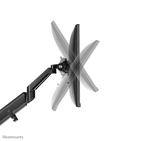 Neomounts DS70-810BL1 Monitorarm 17-32" - Gasfeder - platzsparend - 180°-Stopp - Klemme/Durchführung