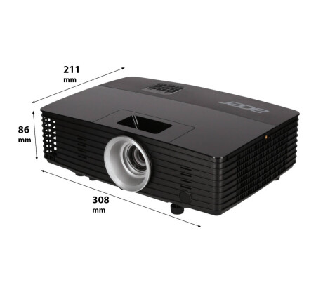 Acer P1285B Beamer mit 3300 ANSI-Lumen und XGA Auflösung