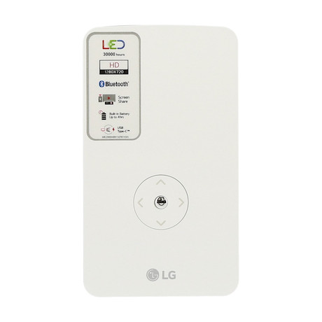 LG PH30JG Mini Beamer mit 250 ANSI-Lumen und WXGA Auflösung