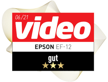 Epson EF-12 Mini-Laser-Beamer mit 1000 ANSI-Lumen und Full-HD Auflösung