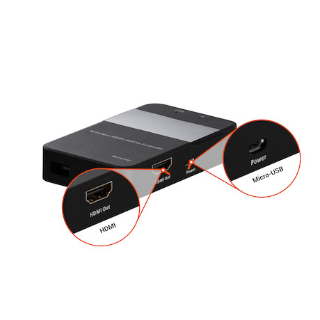 celexon Expert HDMI-Funk-Set WHD30M - Datenübertragung per Funkverbindung - Demo