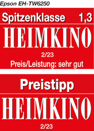 Epson EH-TW6250 - Beamer, 4K PRO-UHD, Heimkino-Projektor mit integriertem Android-TV
