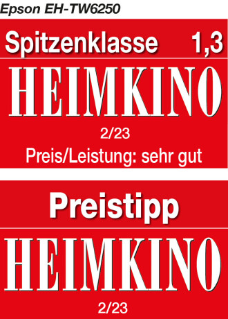 Epson EH-TW6250 - Beamer, 4K PRO-UHD, Heimkino-Projektor mit integriertem Android-TV - Demo