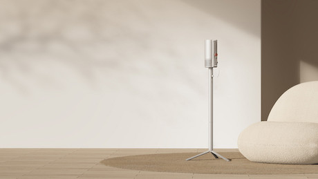 XGIMI MoGo 3 Pro Beamer inkl. PowerBase Stand, 1920 x 1080 Full HD - Demoware Platin
