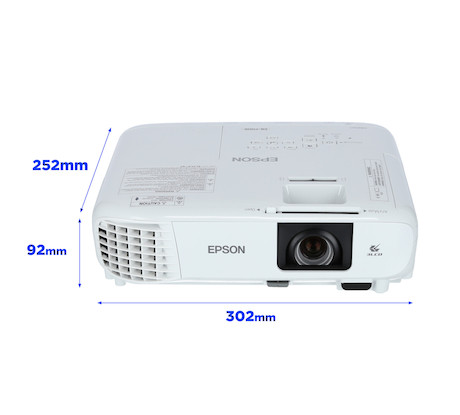 Epson EB-FH06 Full HD Beamer mit 3500 Lumen, brillanter Helligkeit und einfacher Einrichtung für Ent