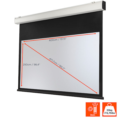 celexon Leinwand Motor Expert XL 400 x 250 cm