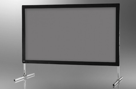 celexon Faltrahmen Leinwand Mobil Expert 244 x 137cm, Rückprojektion - Demoleinwand