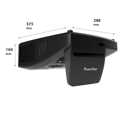 Promethean UST-P2 Kurzdistanzbeamer mit 3000 ANSI-Lumen und WXGA