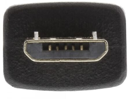 InLine Micro-USB 2.0 Kabel, USB-A Stecker an Micro-B Stecker, schwarz, 3m