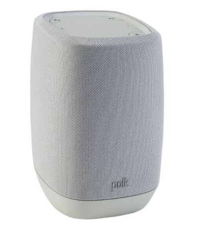 Polk Audio Assist Smart Speaker with the Google Assistant Built-In, grau