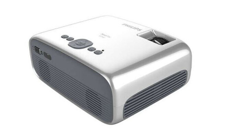 Philips NeoPix Easy Mini-Projektor Pico-Beamer mit 2600 Lumen und WVGA Auflösung