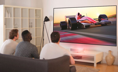 Optoma ALR101 Rahmen-Tageslichtleinwand für Ultra-Kurzdistanzprojektoren 223,9 x 12, 100" 16:9