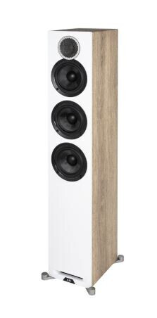 ELAC Debut Reference F5 Standlautsprecher, weiss/holz