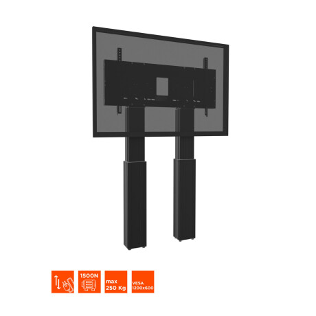 celexon Expert elektrisch höhenverstellbarer Display-Ständer Adjust-70120WB mit Wandbefestigung - 50