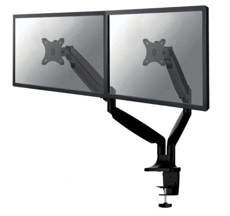 NewStar NM-D750DBLACK Flachbildschirm-Tischhalterung ür zwei Flachbildschirme bis 32" (82 cm)