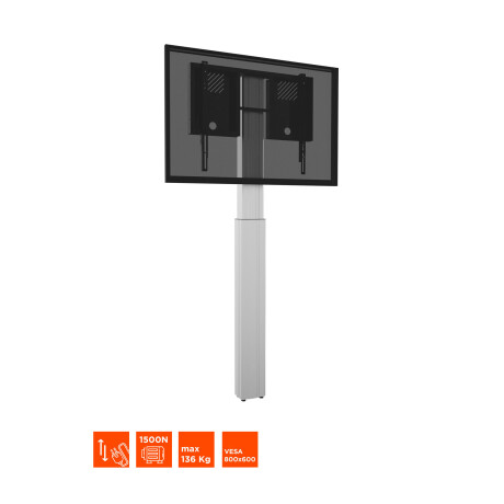 celexon Expert elektrisch höhenverstellbarer Display-Ständer Adjust-4286WS mit Wandbefestigung - 90c