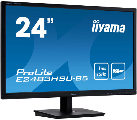 iiyama PROLITE E2483HSU-B5 24'' Businessmonitor mit 1ms und Full HD Auflösung