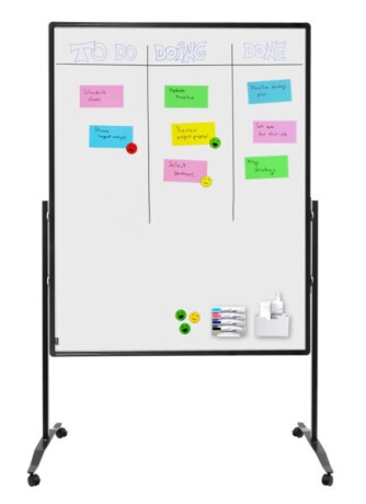Legamaster PREMIUM PLUS Trennwand 150x120cm Whiteboard emailliert