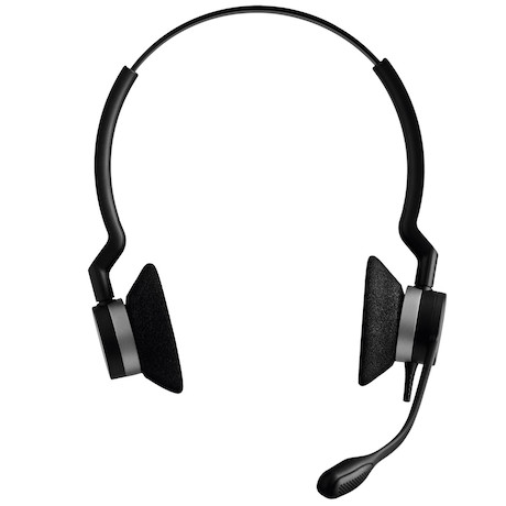 Jabra Biz 2300 USB MS Duo, Schnurgebundenes Stereo Headset für Microsoft Teams