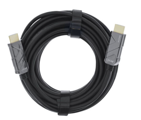 InLine HDMI AOC Kabel, Ultra High Speed HDMI Kabel, 8K4K, schwarz, 10m
