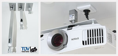 PeTa NG Deckenhalter KH 20 cm, weiss