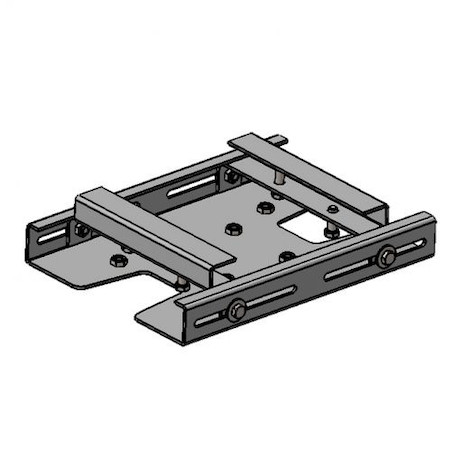 Hagor T-Träger Adapter für Hagor Deckenhalterung an T- und Doppel-T Trägern