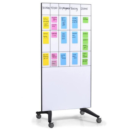 Legamaster Mobiles Glasboard 90 x 175 cm weiß