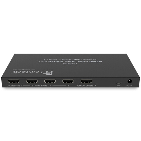 FeinTech VAX04101 HDMI eARC Pass Switch 4×1