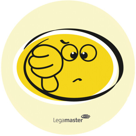 Legamaster Moderationskarte emoticon 95mm lachend-traurig 100St.