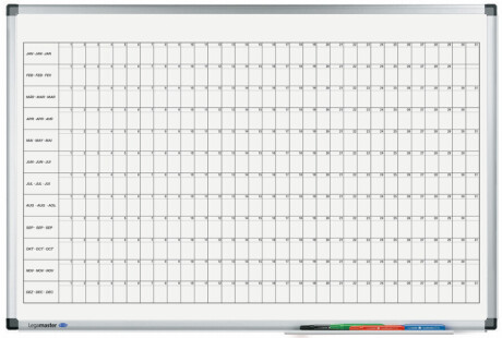 Legamaster PREMIUM Jahresplaner horizontal 60x90cm