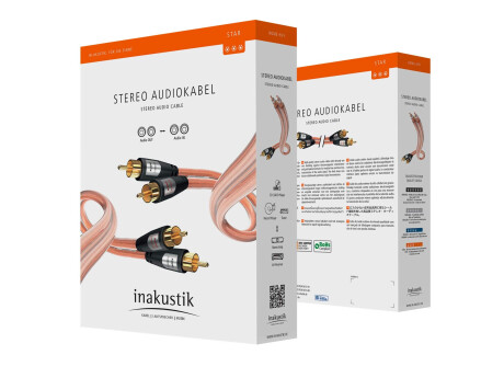 inakustik Star Stereo-Audiokabel Cinch Cinch 0,75m