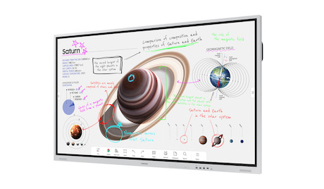 Samsung Flip Pro WM75B Interaktives Touchdisplay mit 4K UHD